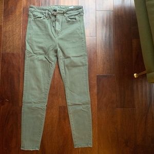 super hi-rise, green AE jegging (8)